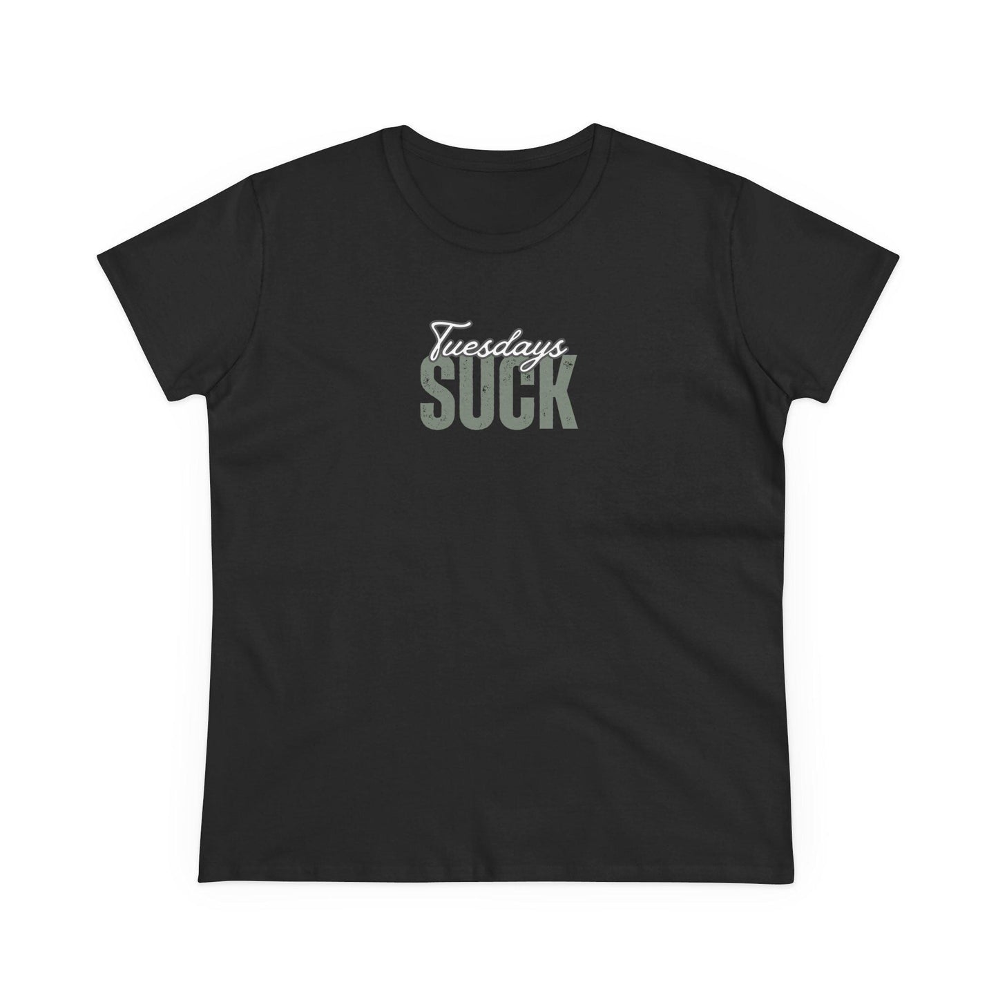 Tuesdays Suck T-Shirt, Beachwear, Gift for Her, Fun Summer Style, Relaxed Fit, Women's Tee, Baby Tee, Gift for her,Breakup gift,Wedding Gift