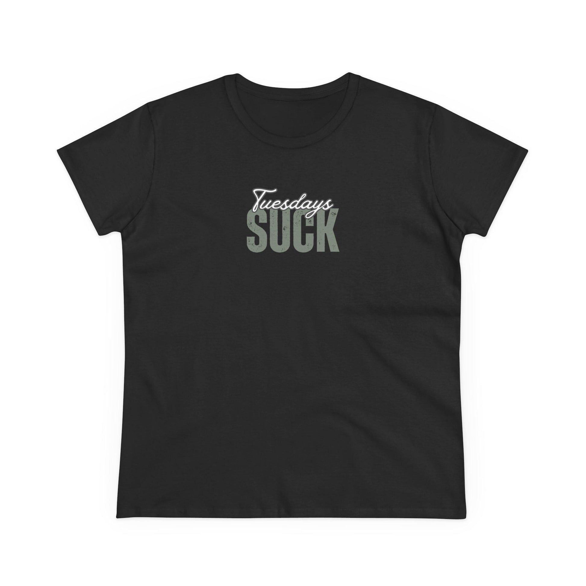 Tuesdays Suck T-Shirt, Beachwear, Gift for Her, Fun Summer Style, Relaxed Fit, Women's Tee, Baby Tee, Gift for her,Breakup gift,Wedding Gift