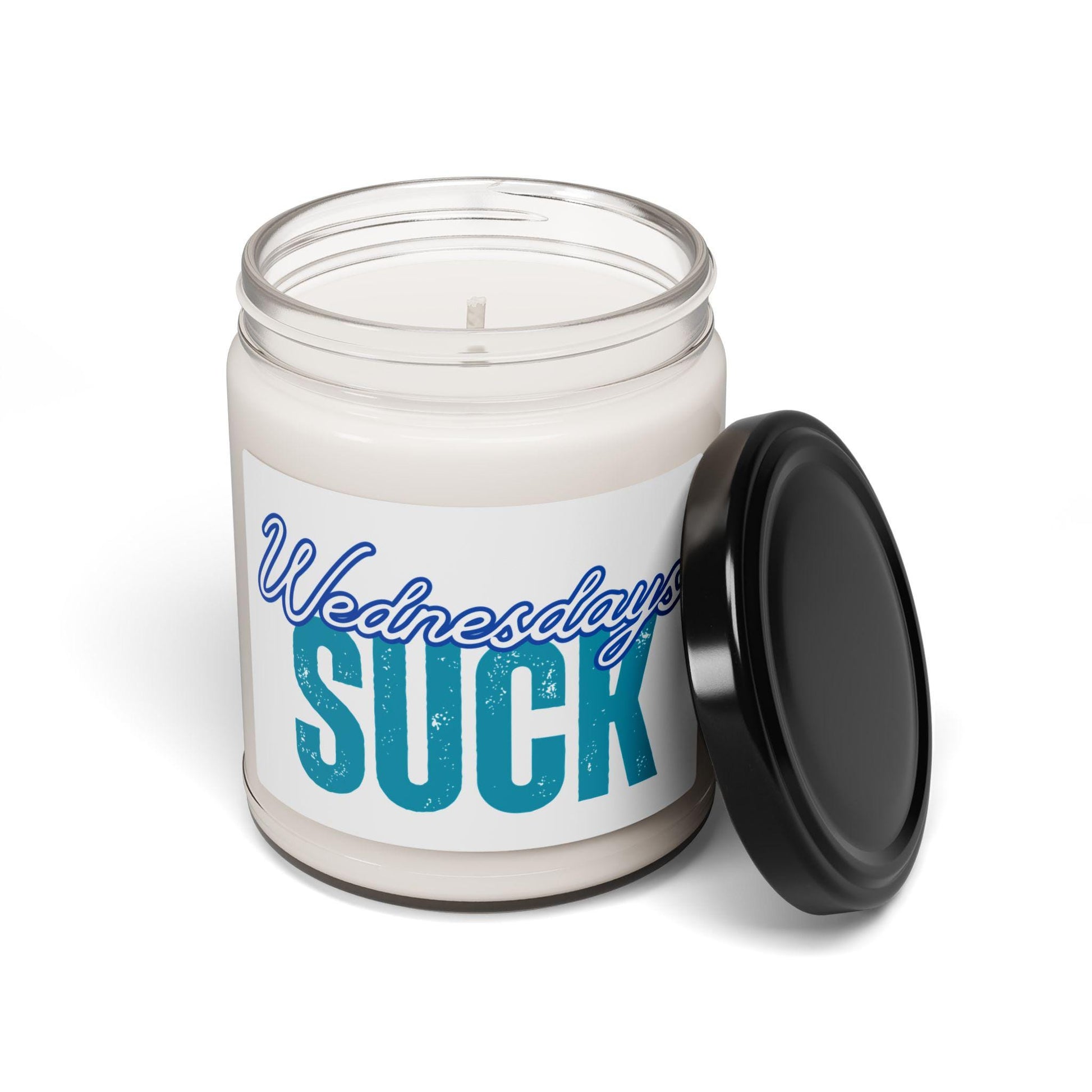 Scented Candle, Wednesday Blues Relaxing Home Fragrance, Gift for Bosses, Hilarious Desk Decor, Self-Care Essential, Wednesdays SUCK Candle