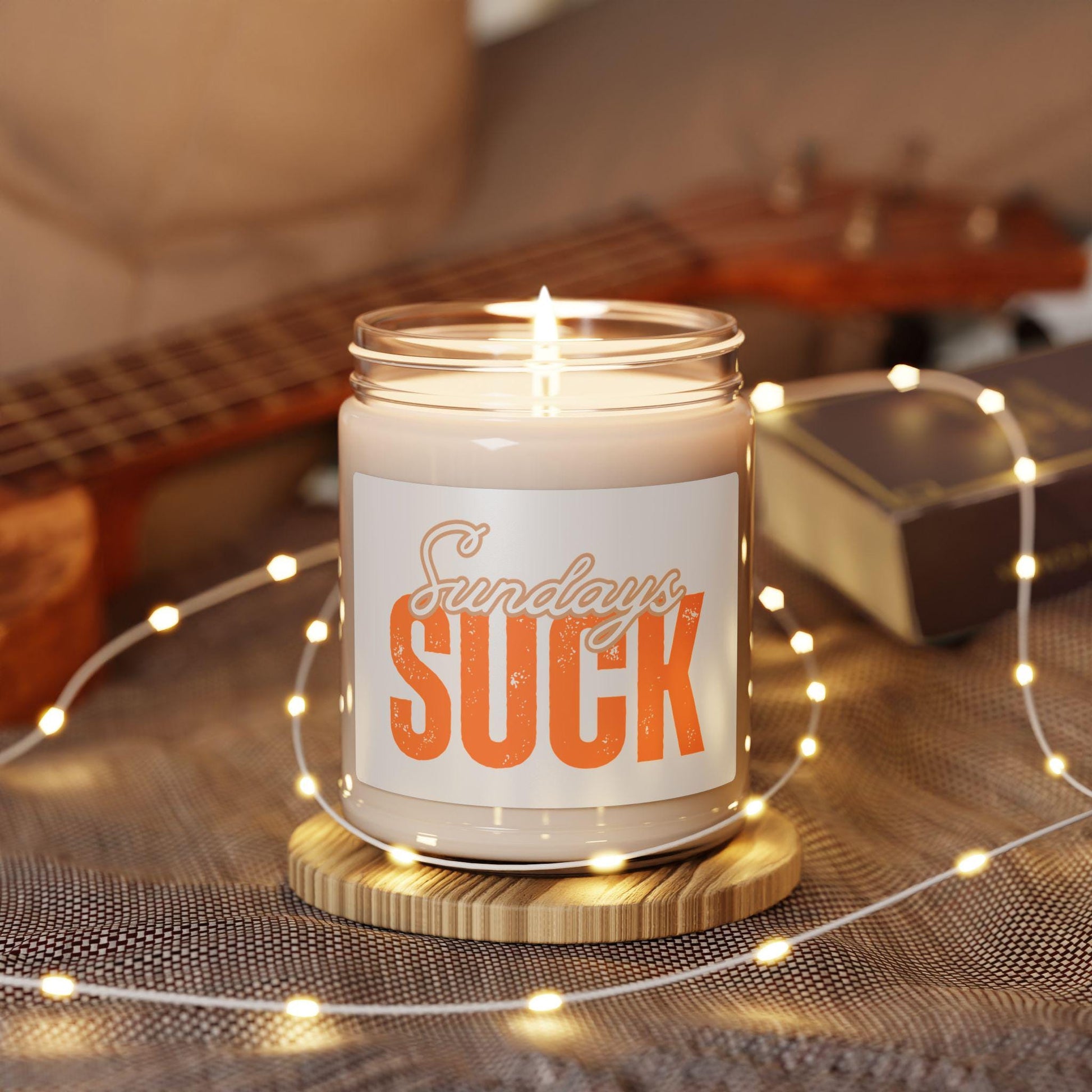Scented Candle,Sunday Blues Relaxing Home Fragrance, Gift for Bosses, Hilarious Desk Decor, Self-Care Essential, Sundays SUCK Candle Gift