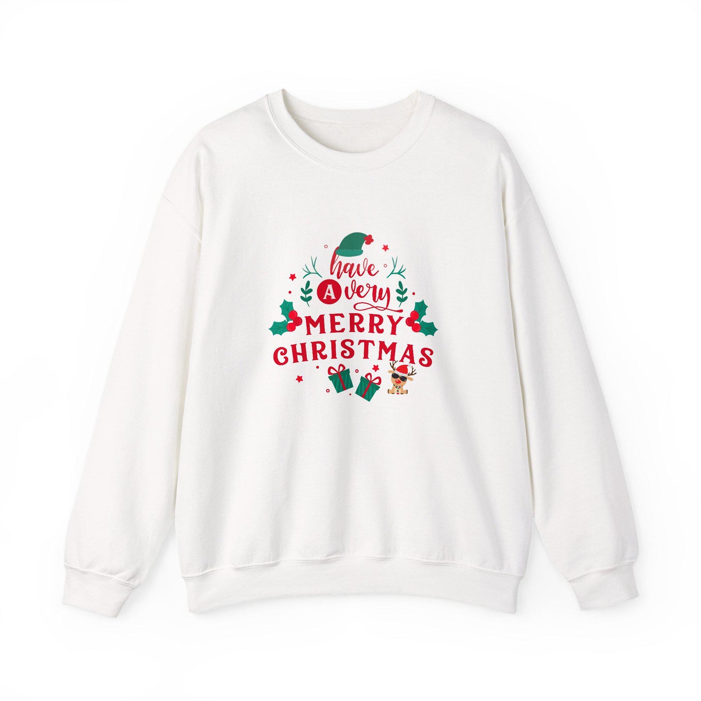 Christmas Crewneck Sweatshirt, Holiday Jumper, Festive Sweatshirt, Xmas Gift, Winter Sweater, Cozy Pullover, Holiday gift Family Matching
