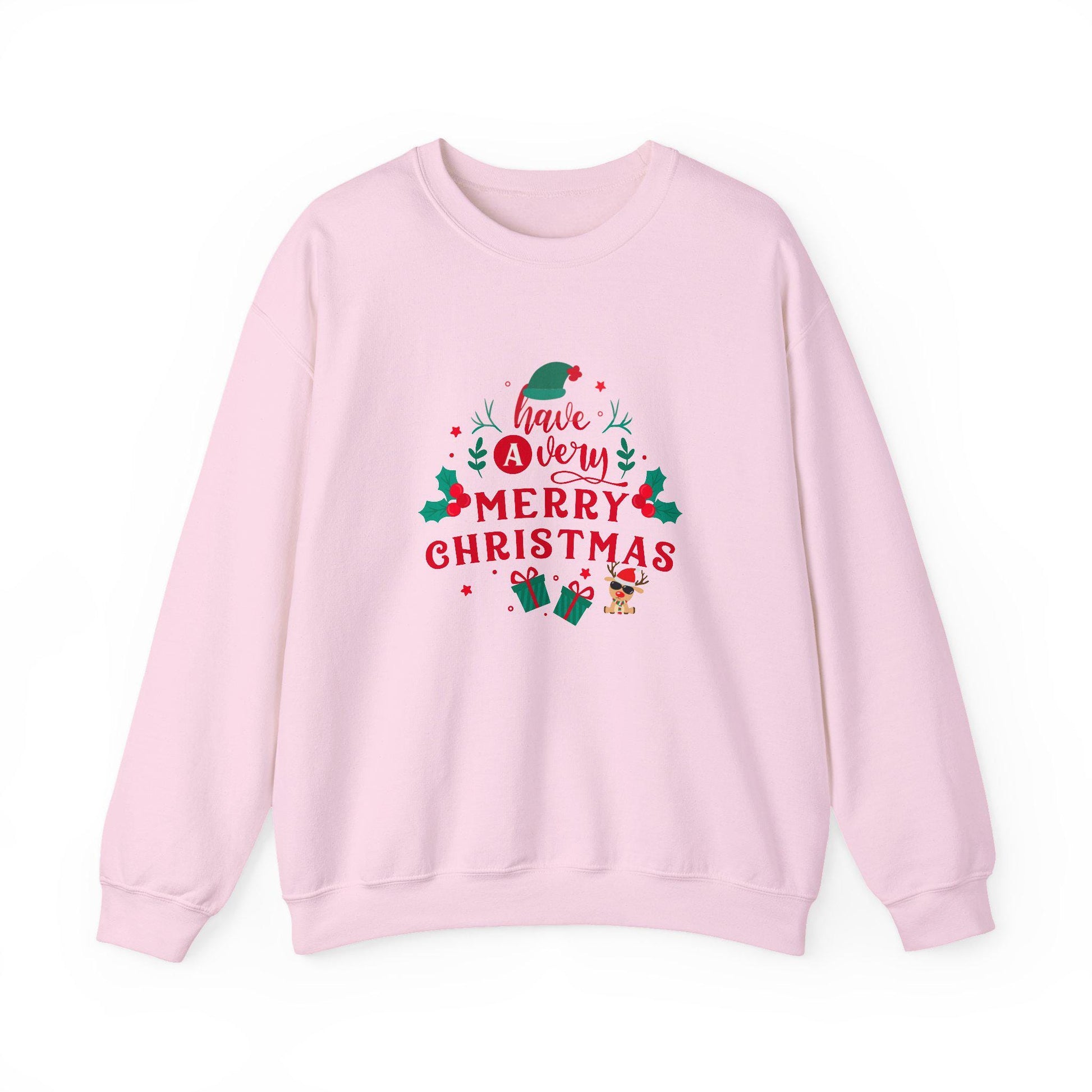 Christmas Crewneck Sweatshirt, Holiday Jumper, Festive Sweatshirt, Xmas Gift, Winter Sweater, Cozy Pullover, Holiday gift Family Matching