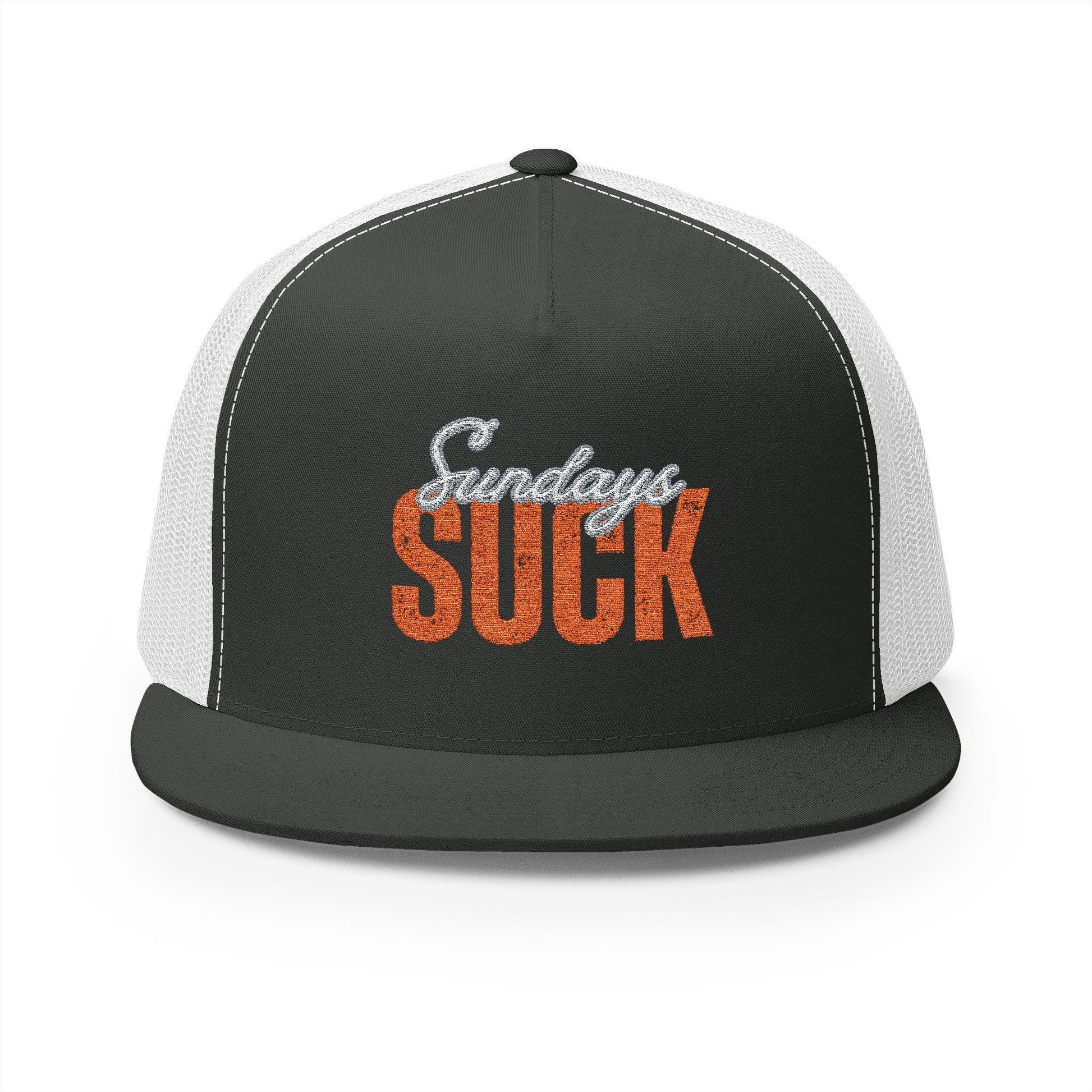 Embroidered 5 Panel Trucker Cap-Sunday Suck, Trendy Fashion Accessory,Gift for Him,Casual Style, Sports Hat, Summer Essential,Unisex Gift