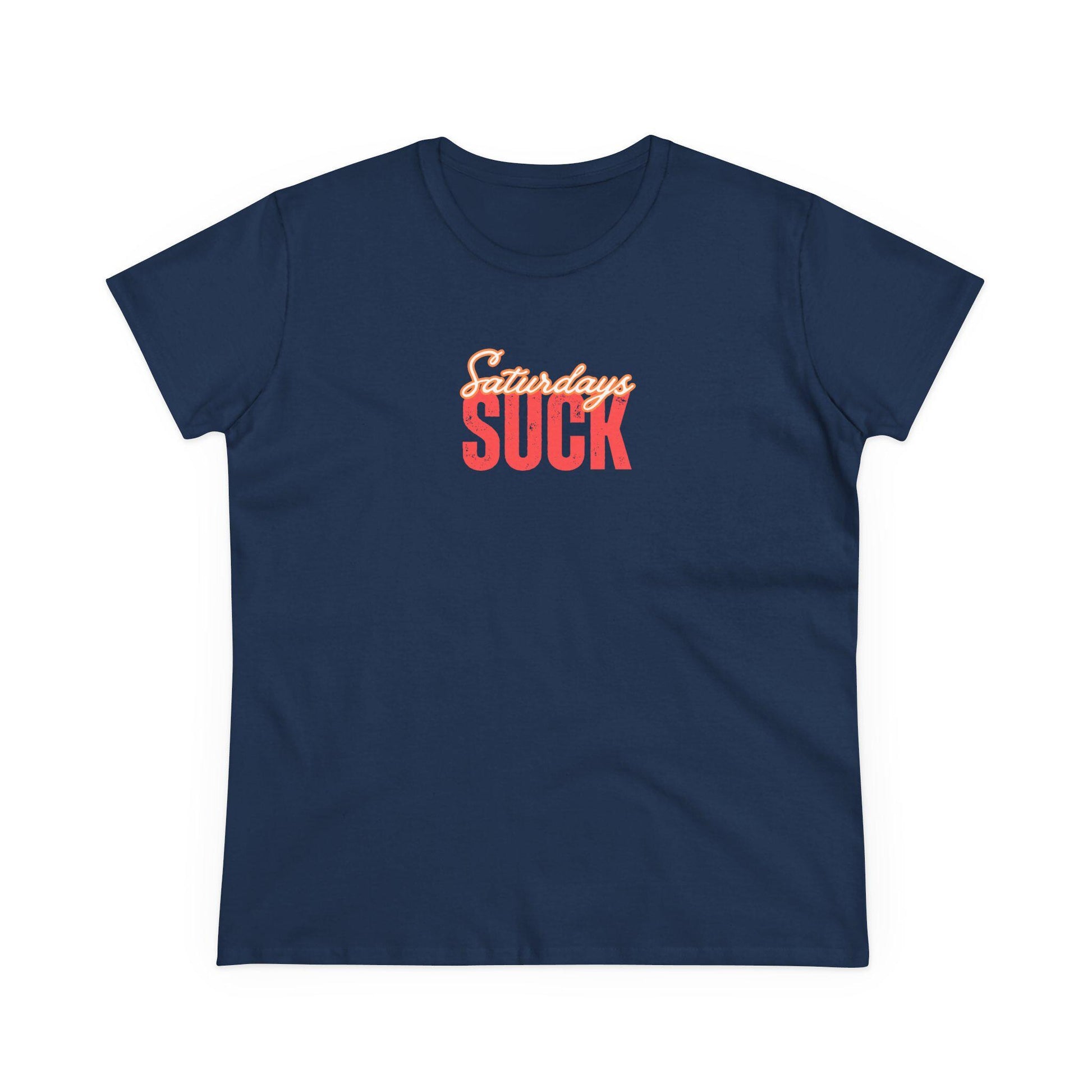 Saturdays Suck T-Shirt, Beachwear, Gift for Her, Fun Summer Style, Relaxed Fit, Women's Tee, Baby Tee, Gift for her,Breakup gift