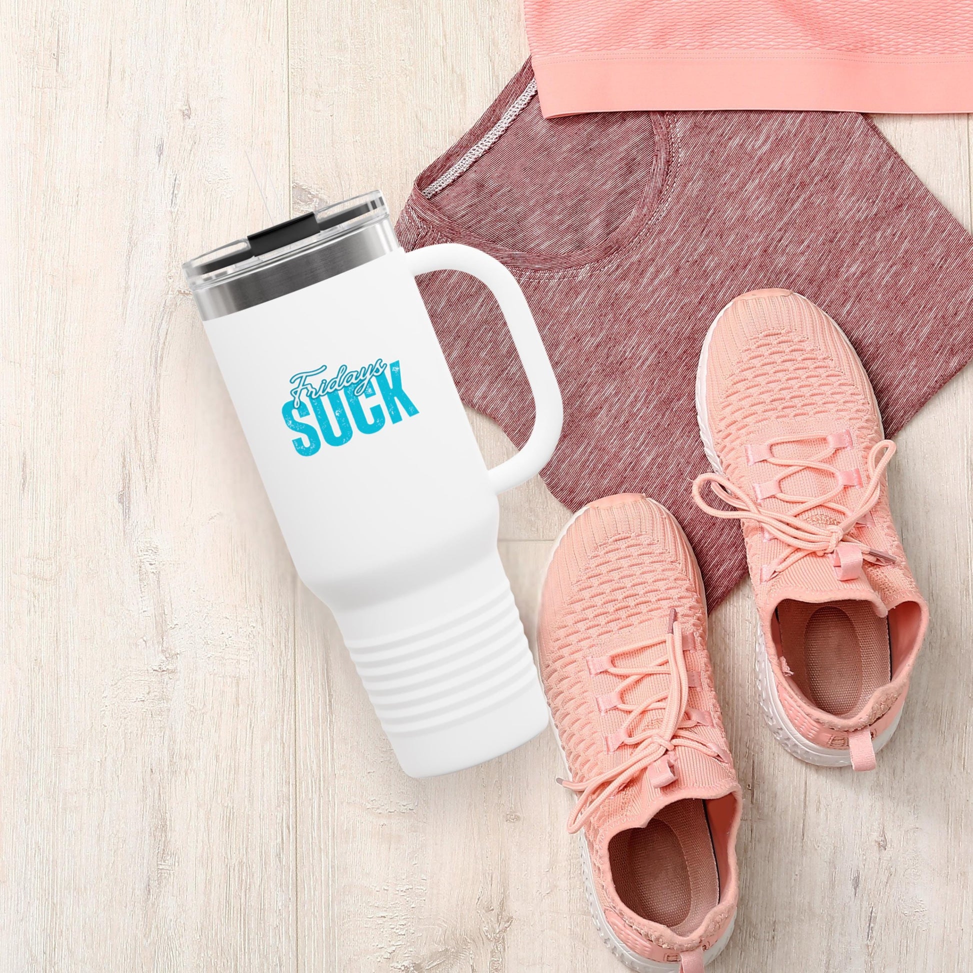 Tuesdays SUCK Insulated Travel Mug, 40oz - Coffee Lovers Gift,Road Trip Cup,Humor Travel Mug, Gifts for Friends,Unisex,Birthday Gift,Breakup