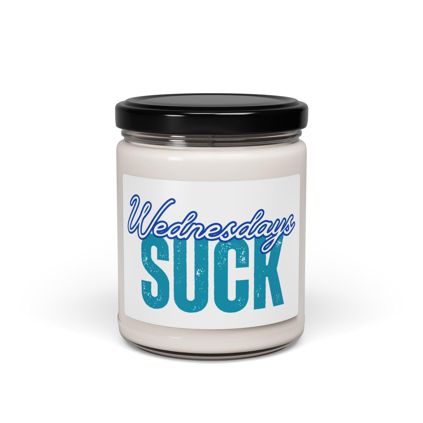 Scented Candle, Wednesday Blues Relaxing Home Fragrance, Gift for Bosses, Hilarious Desk Decor, Self-Care Essential, Wednesdays SUCK Candle