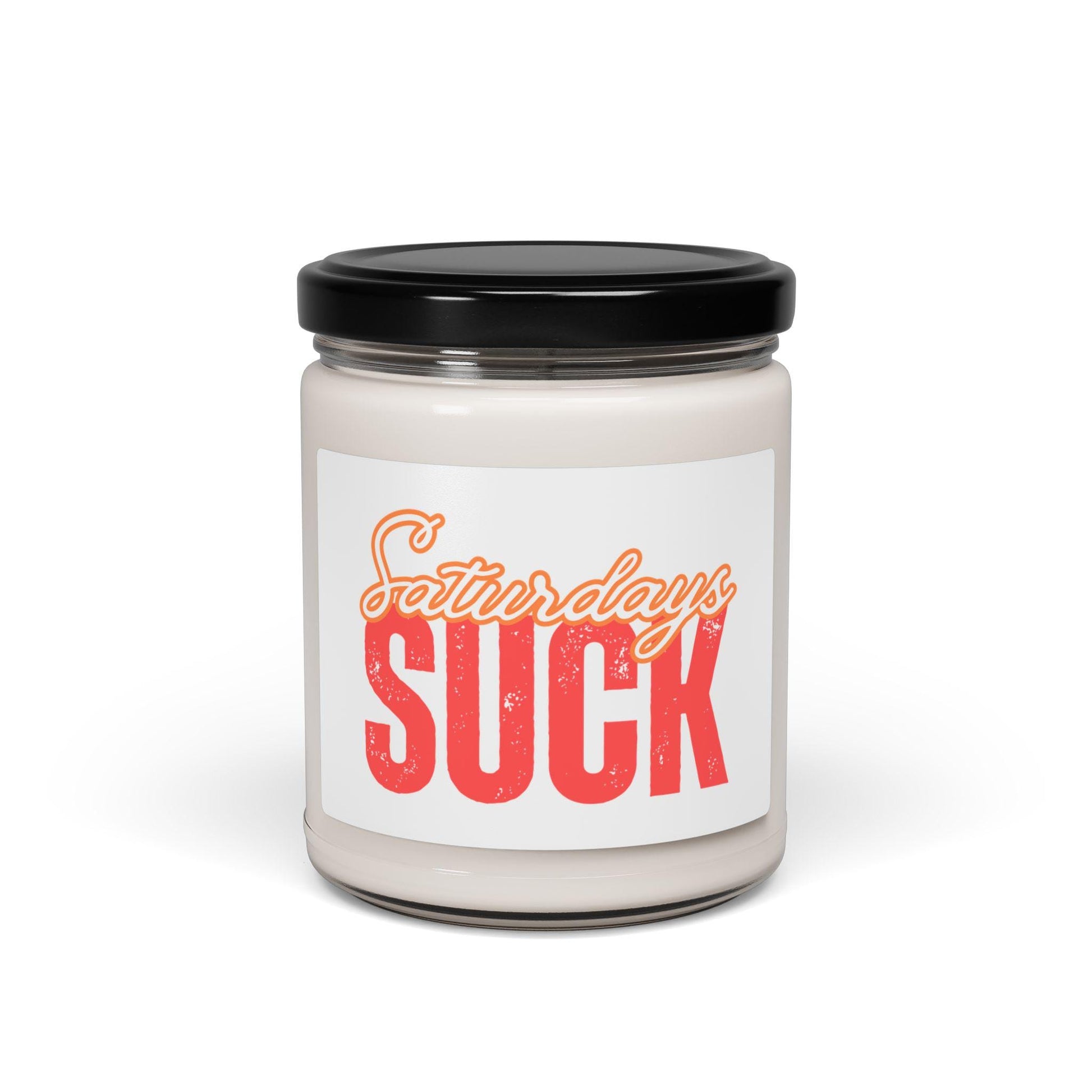 Scented Candle, Saturday Blues Relaxing Home Fragrance, Gift for Bosses, Hilarious Desk Decor, Self-Care Essential, Saturdays SUCK Candle