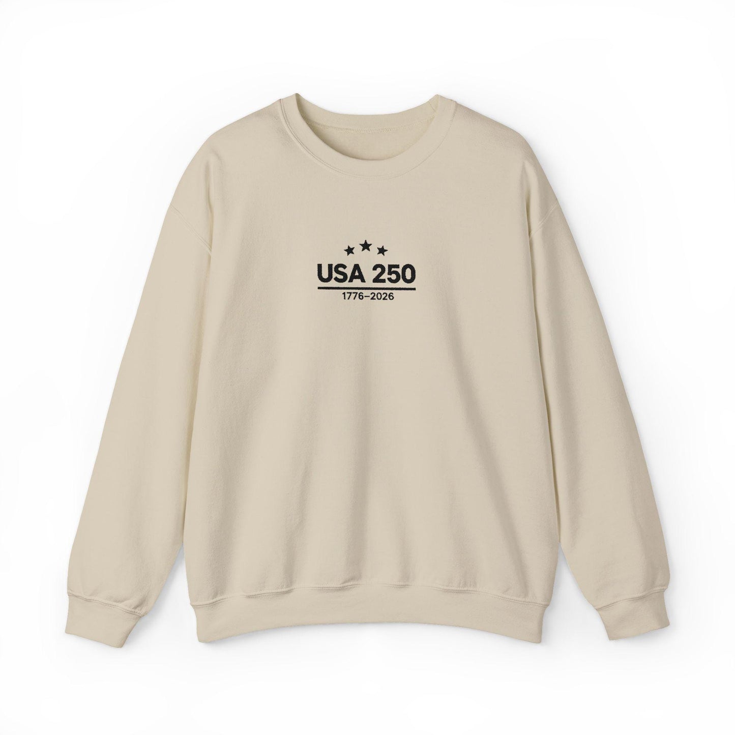 USA 250 Anniversary 1776-2026 Crewneck Sweatshirt | Bicentennial Graphic