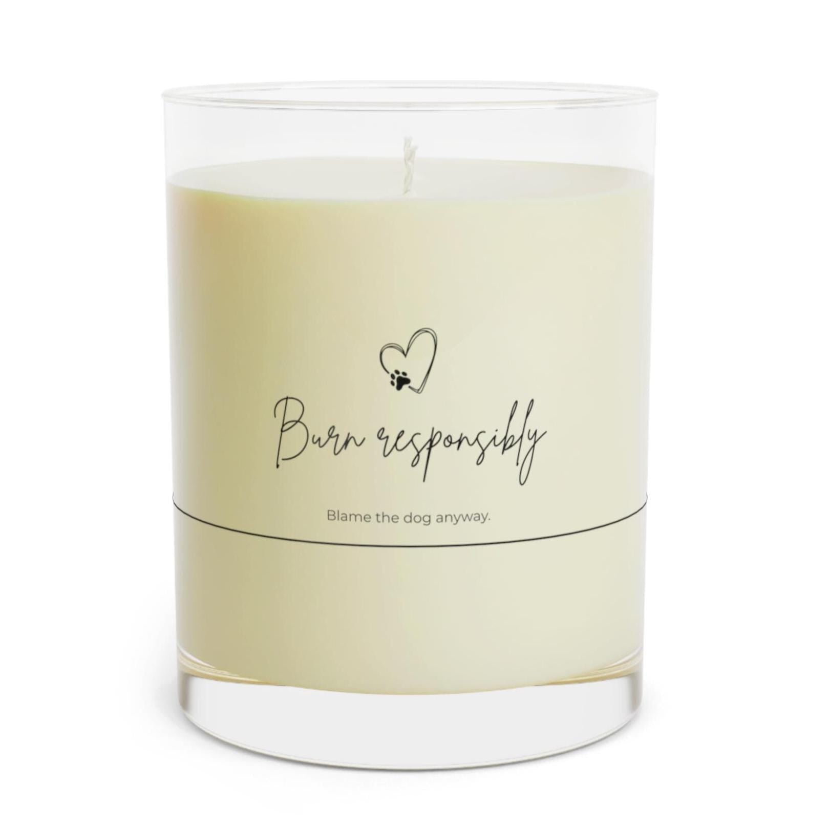 FRENCH BULLDOG Funny Candle, Soy Candle 11oz Glass,New Pet Parent Gift, Frenchie Dog Mom Dad Birthday Gift for Dog Lover