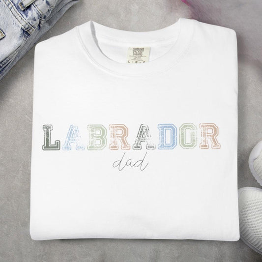 Labrador Dad Treat Dealer T-shirt | Dog Dad Tee