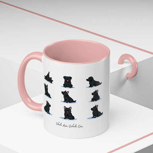 Fur real, just breathe Labrador Mug ,Yoga Dogs Mug Cute, Dog Mom & Dog Dad Coffee Mug, Gifts for Dog Owner, Dog Travel Ceramic Mug,Birthday