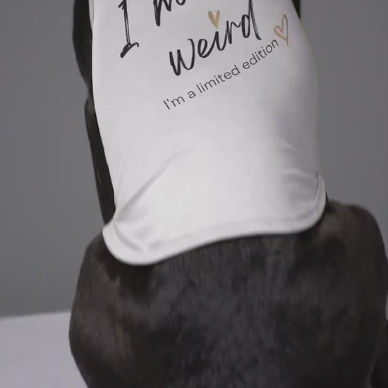 Limited Edition Dog Tank Top, Funny Pet Shirt, Dog Lover Gift,Cute Doggie Tee, Quirky Animal Apparel, pet matching shirt, Dog lover gift