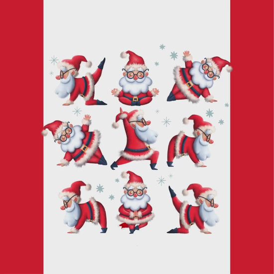 Crewneck Sweatshirt Santa Yoga Adult, Zen Holiday Life, Chillin Santa,Christmas Gift, Family Gift for the Holidays, Matching Shirts